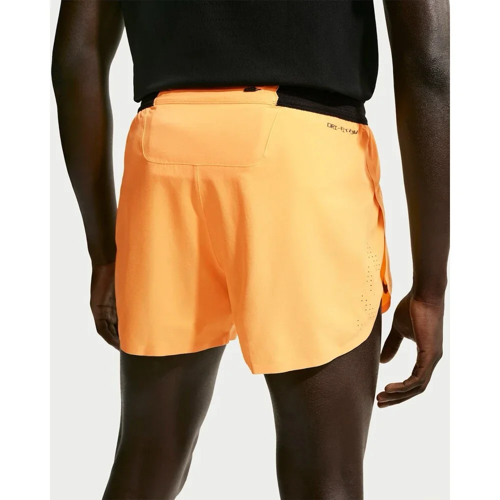 Nike Aeroswift ADV Dri-Fit 4” Brief Lined Running Shorts Orange Sz L FN3352-845